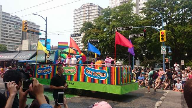 Pride Parade in Vancouver 