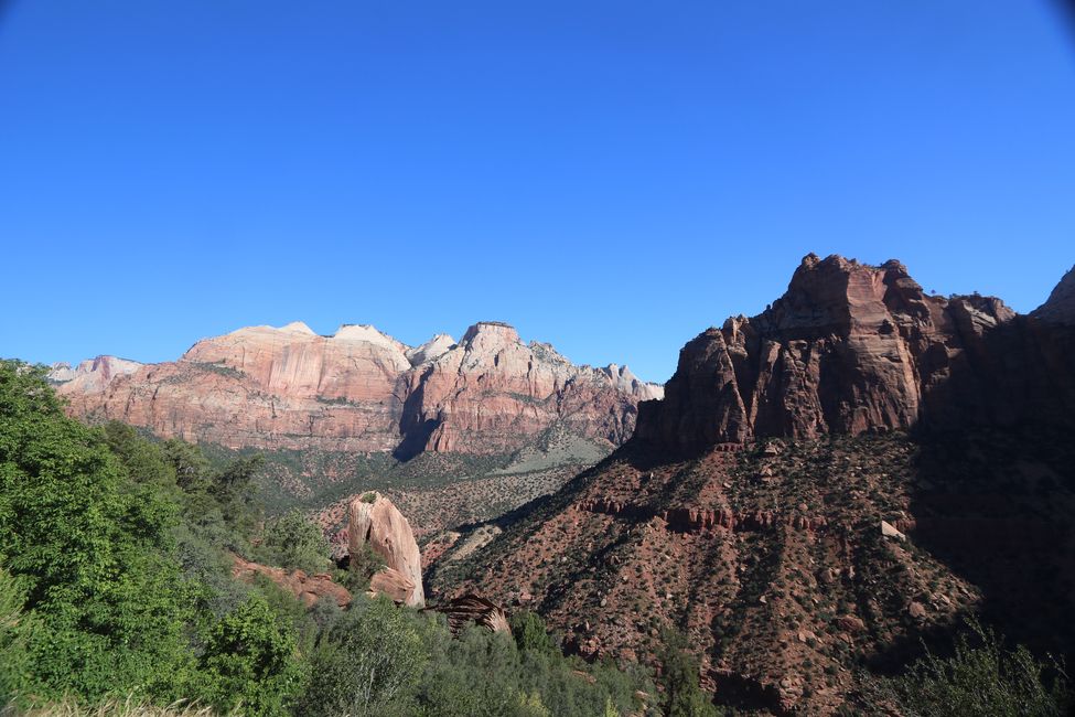 Tag 2 im Zion-NP - heute: Canyon Overlook Trail