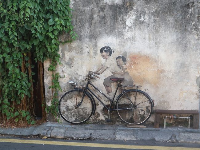 Street Art und ein bisschen Geschichte in George Town :)  (Tag 127 der Weltreise)