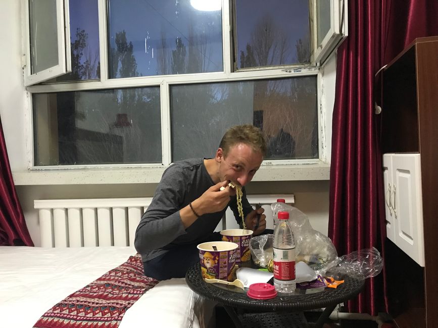 Der erste Abend in China … Erstmal Nudelsuppe :D