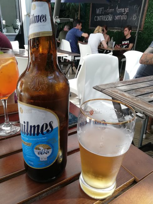 Quilmes, das Bier in Argentinien, frisch und leicht. Perfekt für einen warmen Sommertag