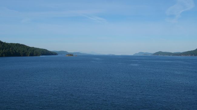 Ferry crossing to Vancouver Island
