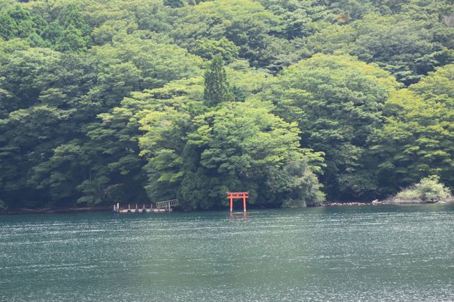 Small shrine by the lake