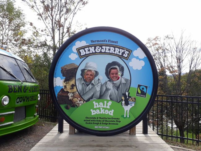 Day 9, Tag 9 - 27.September: Ben & Jerry's & Stowe