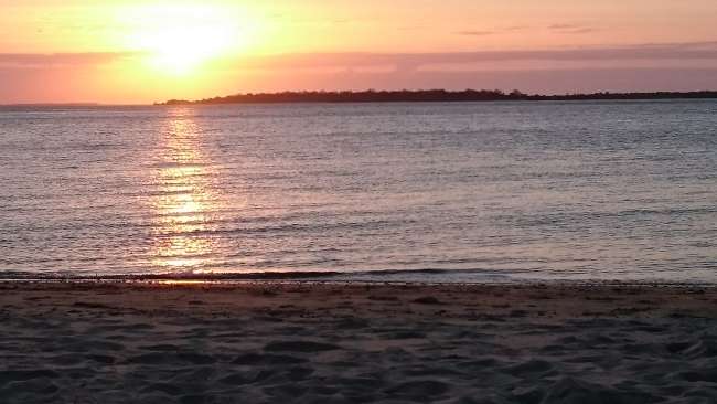 Sonnenuntergang am Strand