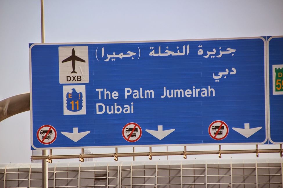 Auf dem Weg nach Dubai