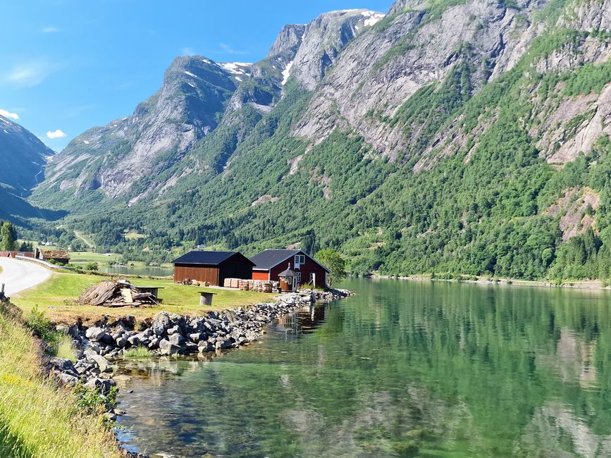 West Norwegian fjord landscape