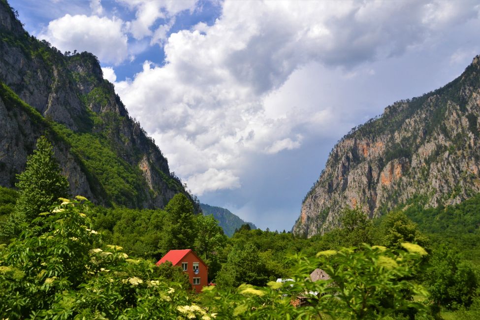 There are many tunnels carved into the mountain in the Tara Canyon.