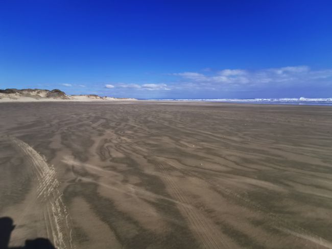 Spirits Bay-Cape Reinga-Sand dunes-90 Miles Beach-Uretiti