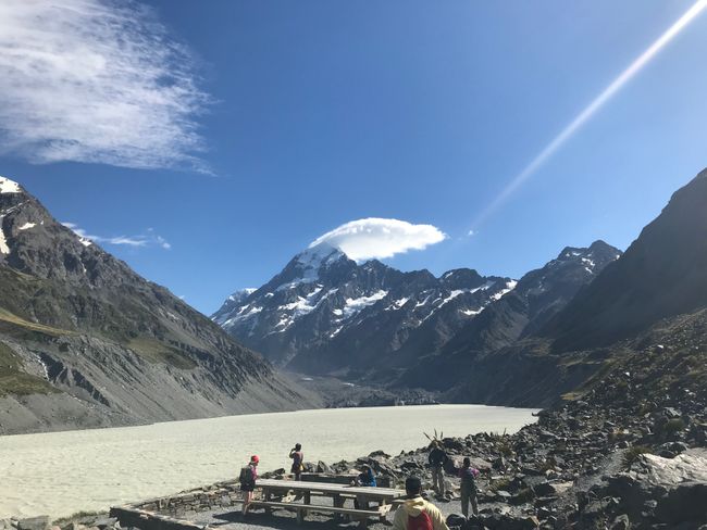 Traumhaft türkise Seen vor einer Gletscher-Landschaft und die letzten Tage bis zur Heimreise