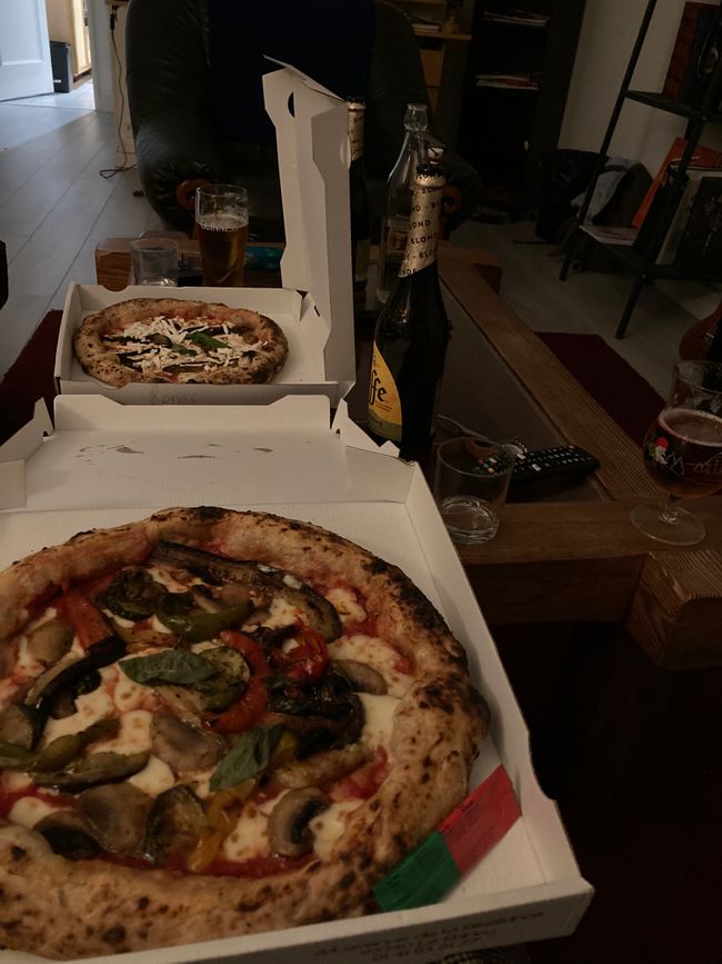 Pizza & Leffe