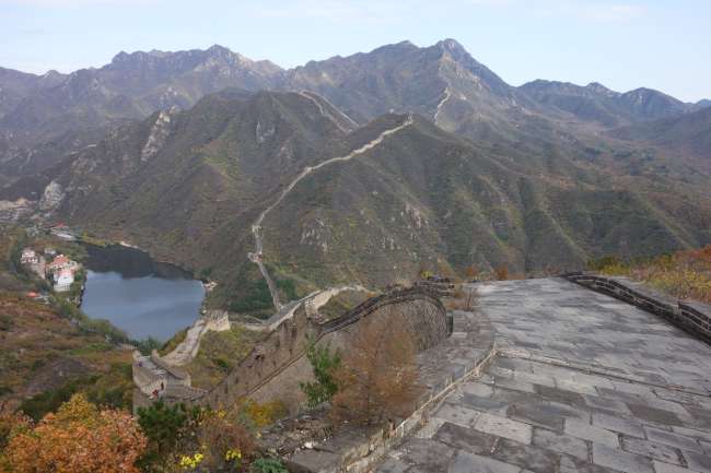 Hiking on the Great Wall of China