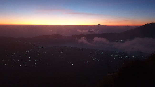 Sonnenaufgang Vulkan Batur