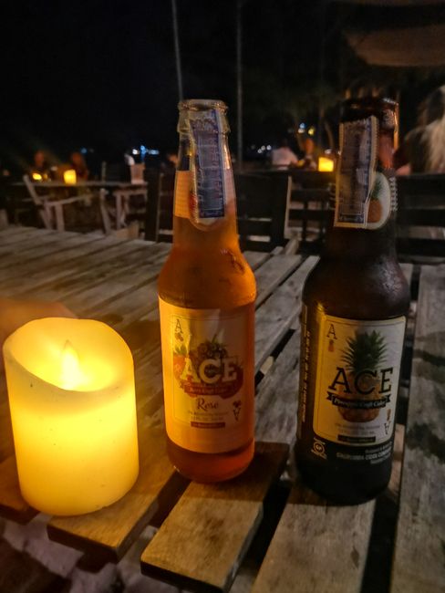 Cider am Abend, am Strand 😍