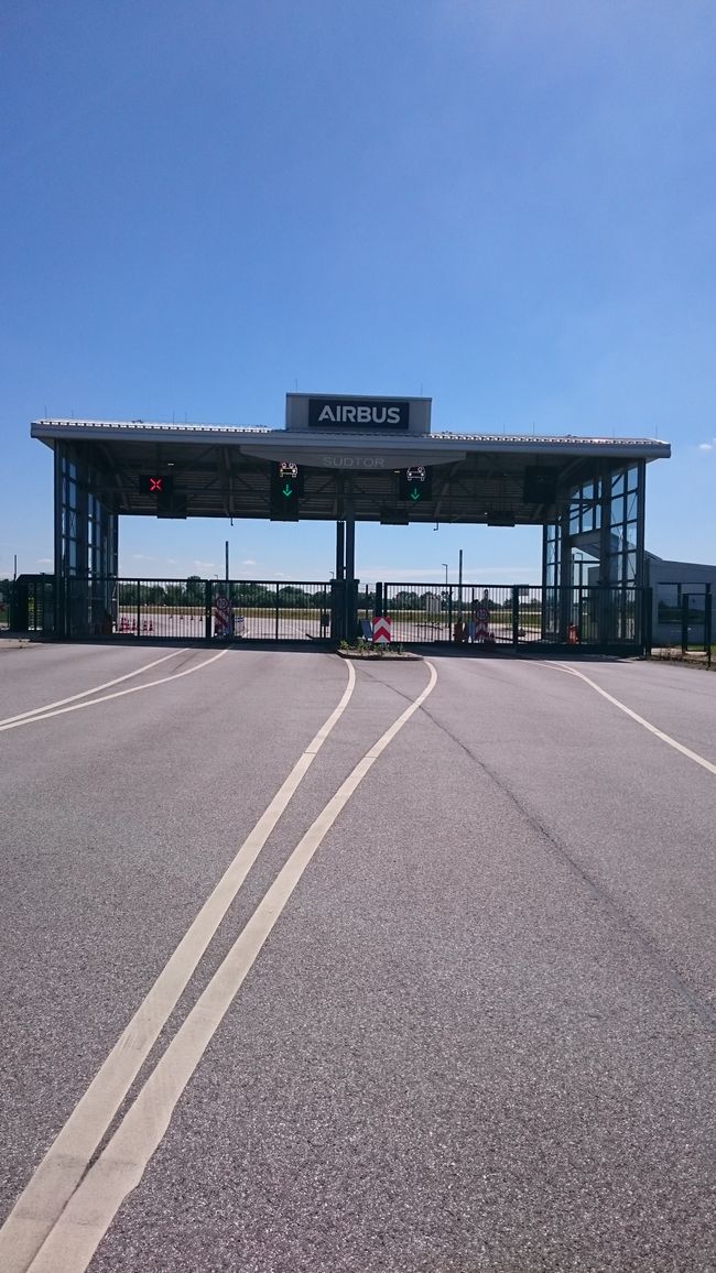 Airbus airport Finkenwerder
