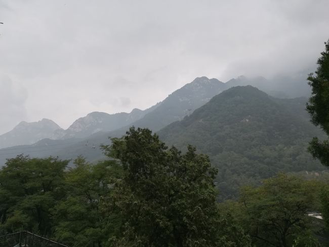 Tai'an mountains from the valley 