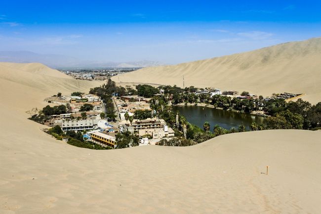 Huacachina - the sandy and unfortunately also dirty