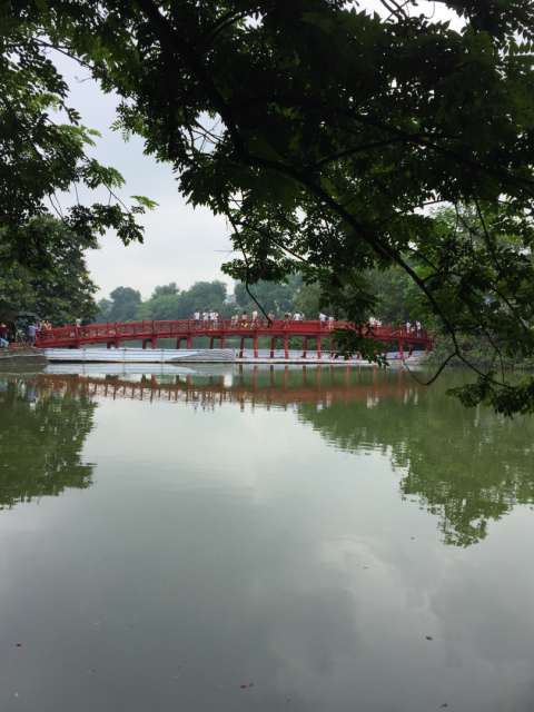 Bridge at Hoan Kiem Lake