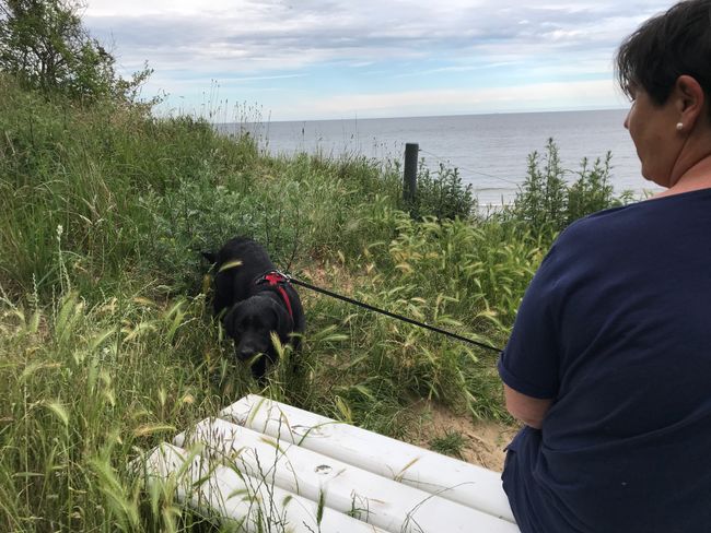 Conny at the Baltic Sea