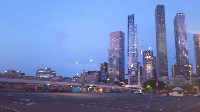 Melbourne am Abend 