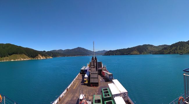 Ferry crossing to Wellington