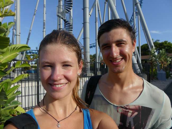 Completely soaked after 4 rides in a row :D