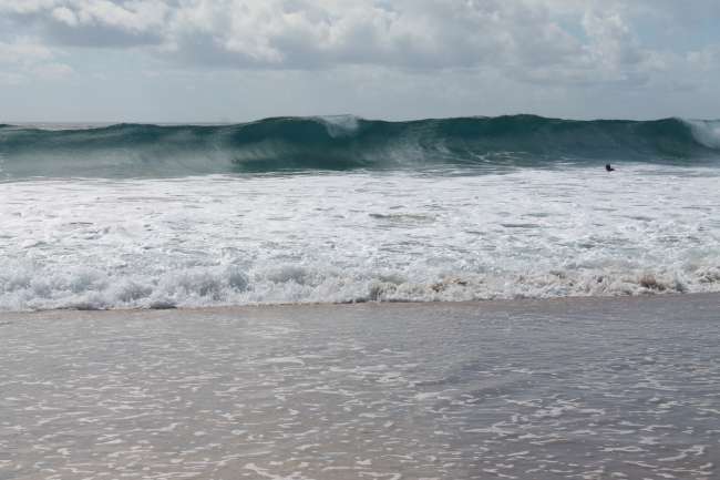 Die Wellen wurden größer...