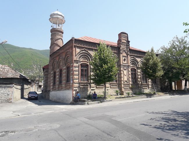 Şəki near the caravanserai