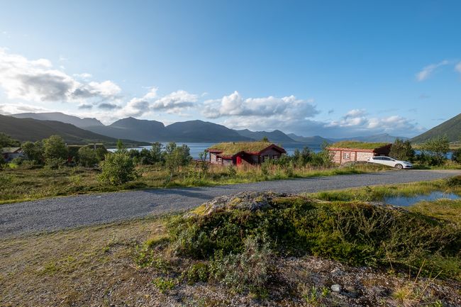 Blick vom Campingplatz auf den Forfjord 