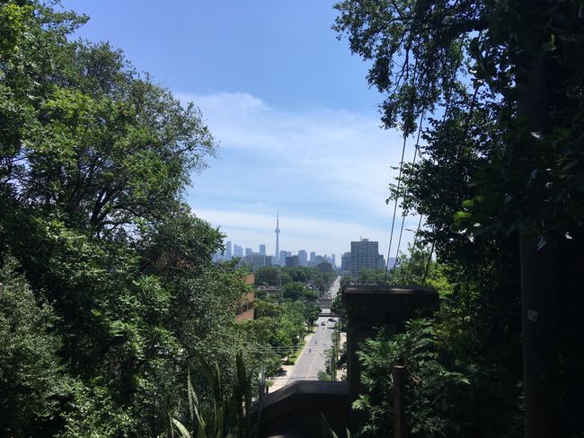 View of Toronto's city