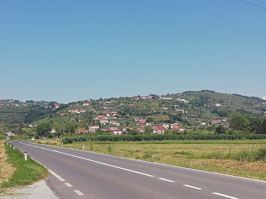 In der Nähe der slowenisch-kroatischen Grenze liegt die Ortschaft Sečovlje.