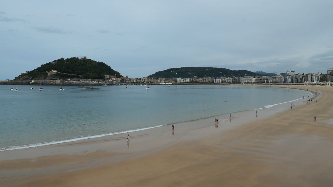 1. Etappe Irun bis San Sebastian