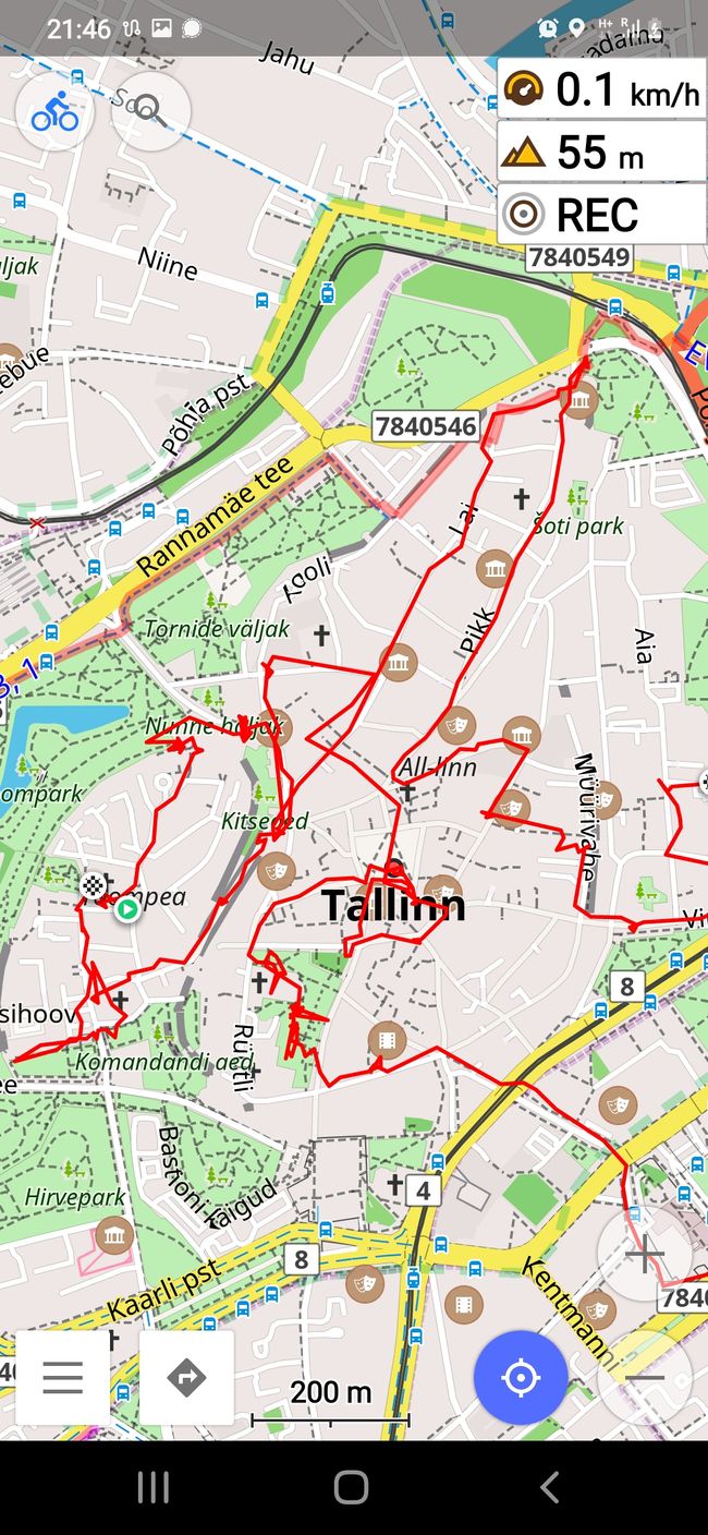 Mit dem Rad durch Tallinn 