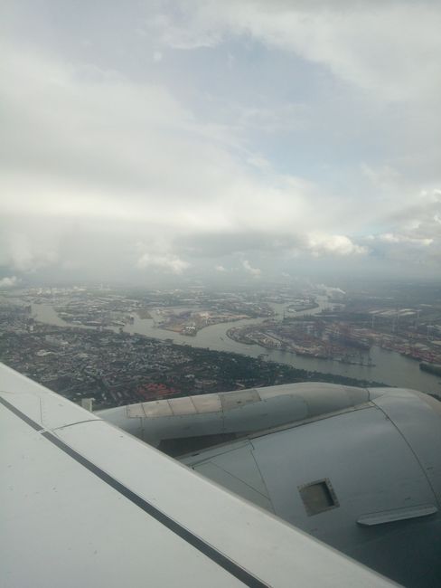 Abflug in Hamburg