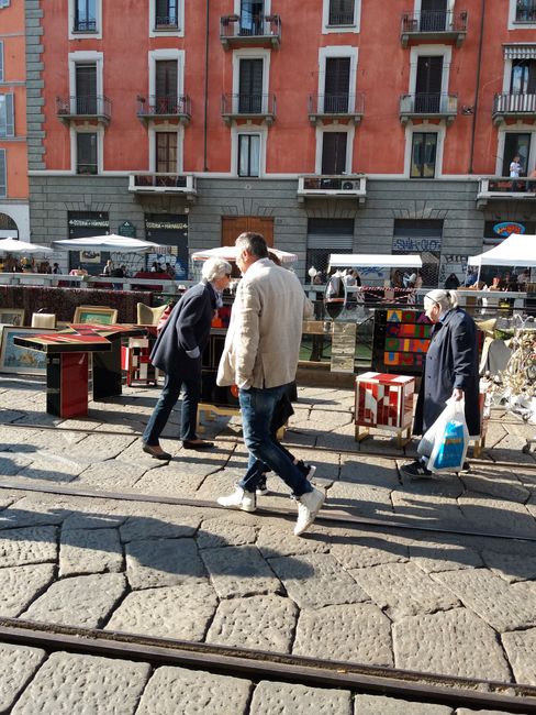 Mailand Flohmarkt Navigli