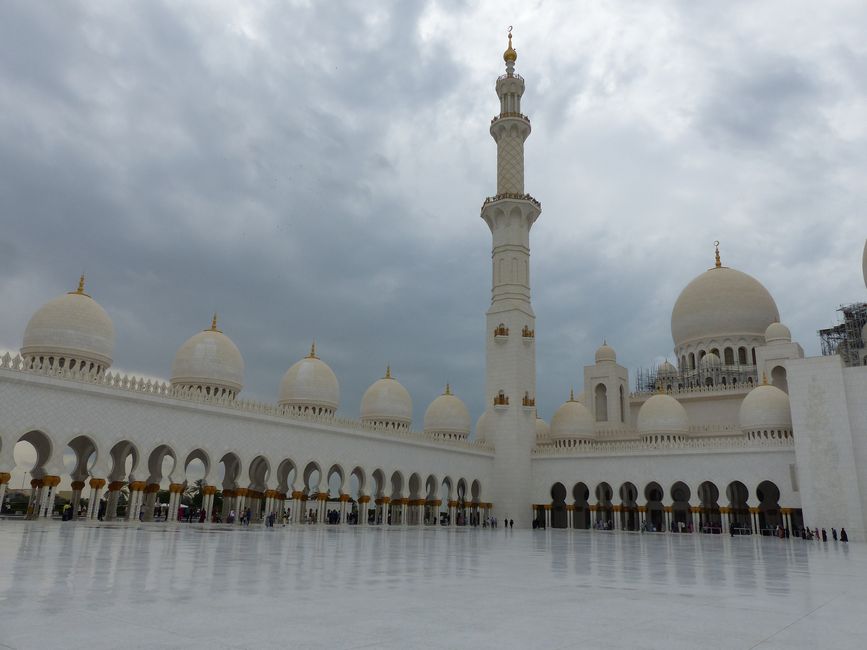 Abu Dhabi Weiße Mosche