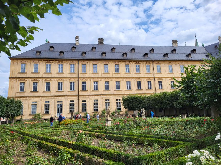 Rosengarten und Neue Residenz