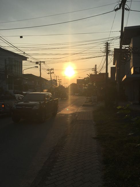 Sunset in Koh Phangan - Beginning of the end