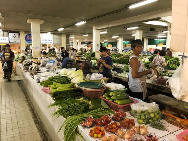 Food market in Chiang Mai