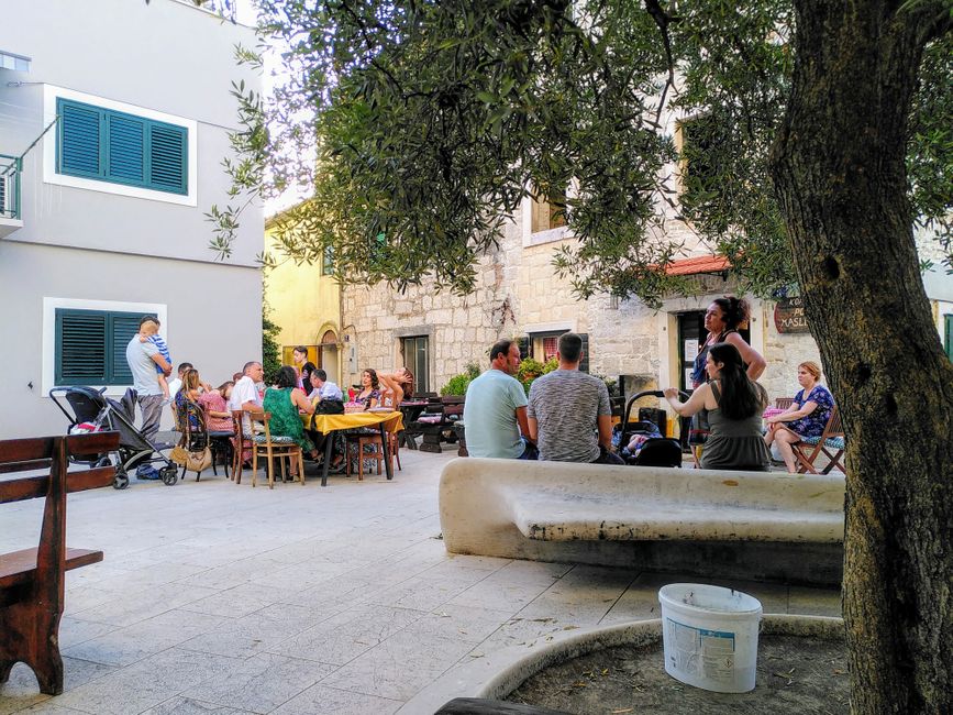 Taverne unter dem alten Olivenbaum