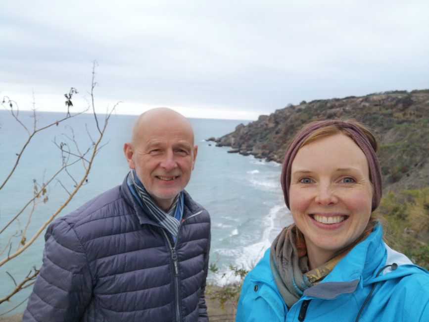 With Dad in Maro, Nerja and Granada