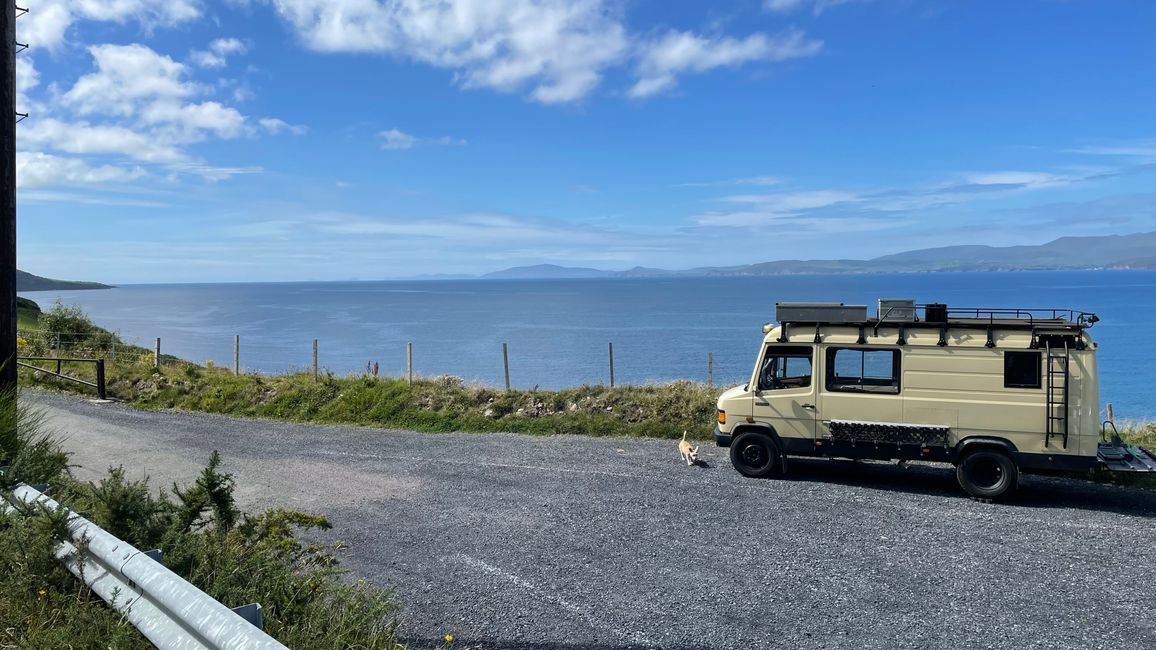 Nuestro lugar de estacionamiento sobre el mar