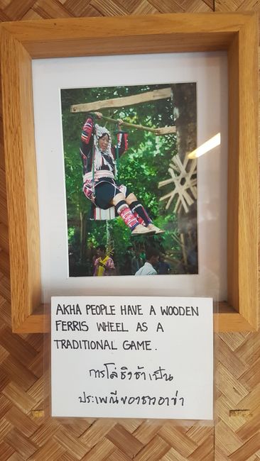 Traditionelles "Spiel" der Akha Bevölkerung.