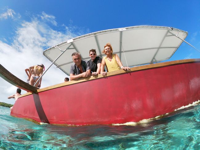 Travel group La Bomba in Bora Bora