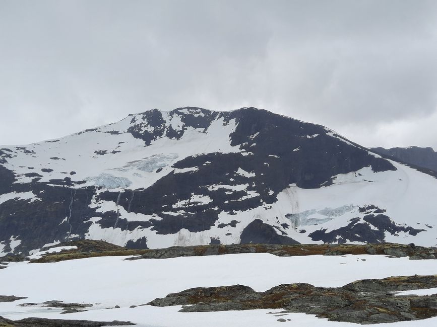 View of glaciers