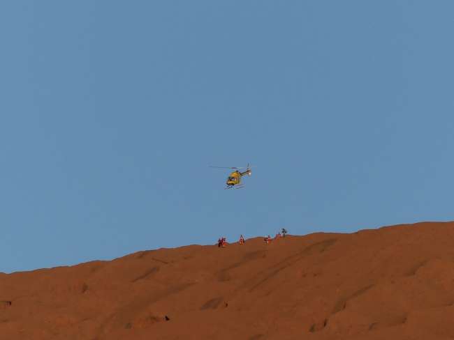 Rescue operation at Uluru