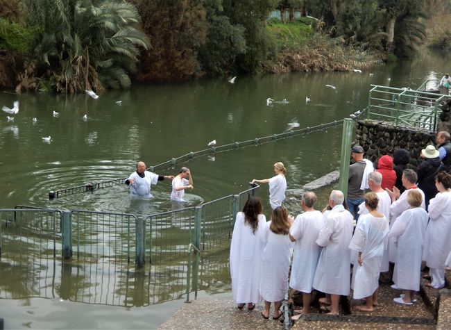 Afterwards: the baptismal site on the Jordan