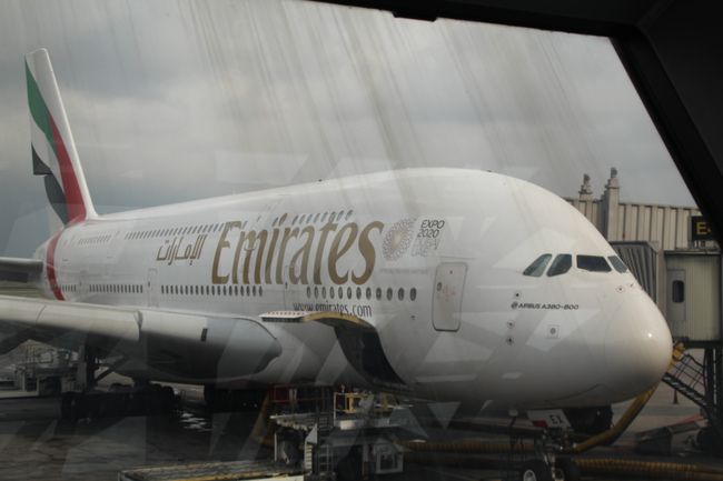 A380 von Bangkok nach Dubai