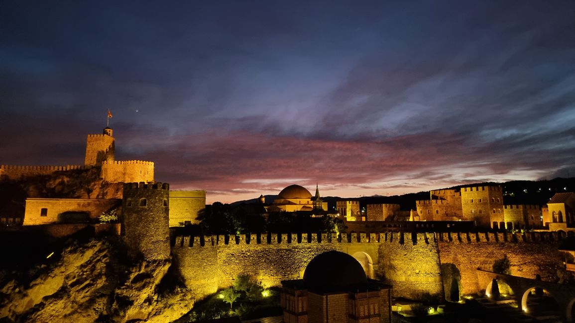 Fortress at night