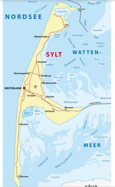 Sylt map (overview)